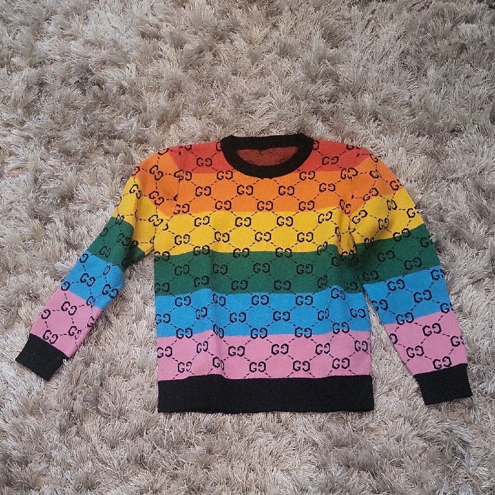 Gucci Rainbow Crewneck Sweater - Picture 2 of 3